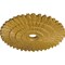 Ekena Millwork Eryn Ceiling Medallion (Fits Canopies up to 4"), 24 3/4"OD x 3 1/4"ID x 1 7/8"P, Iridescent Gold CM24ENIGS - alternate 3